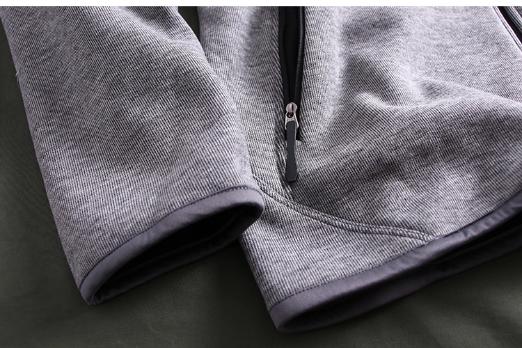 Men Antunm Knit Zipper Sweatshirt Fashion Casual Coat for Outdoor Sport