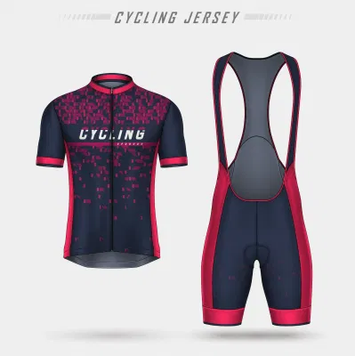Ropa De Ciclismo, stampa a sublimazione personalizzata del produttore cinese, set di maglie da bici con nome della squadra personalizzato e stampa del logo